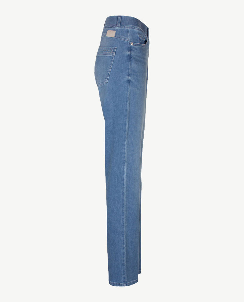 Brax Raphaela - Lavina Joy - Elastiek rondom - Jeans - Normale lengte -  Bleached blue