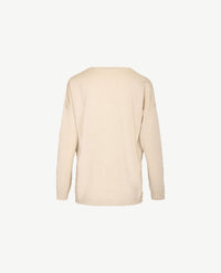Le Comte - Lichte pullover - v-hals - Glitter goud