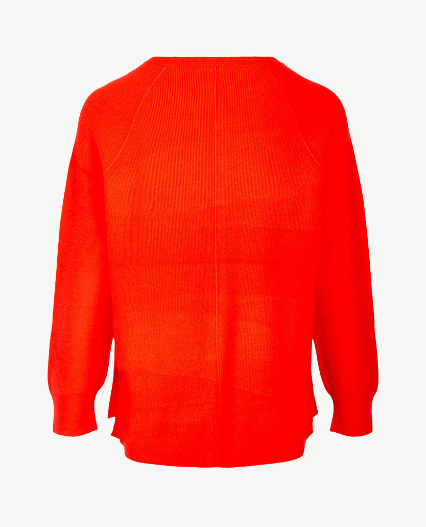 Le Comte - Pullover - Ronde hals - Warm orange