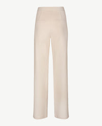 Le Comte - Damesbroek elastiek rondom - Wide - Jersey - Off-white