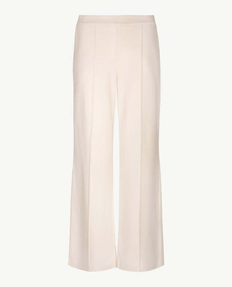 Le Comte - Damesbroek elastiek rondom - Wide - Jersey - Off-white