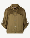 Le Comte - Bomberjack vest - Mosgroen