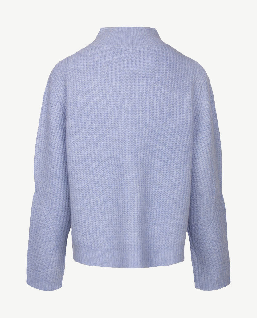 Le Comte - Pullover - Coll - Blue