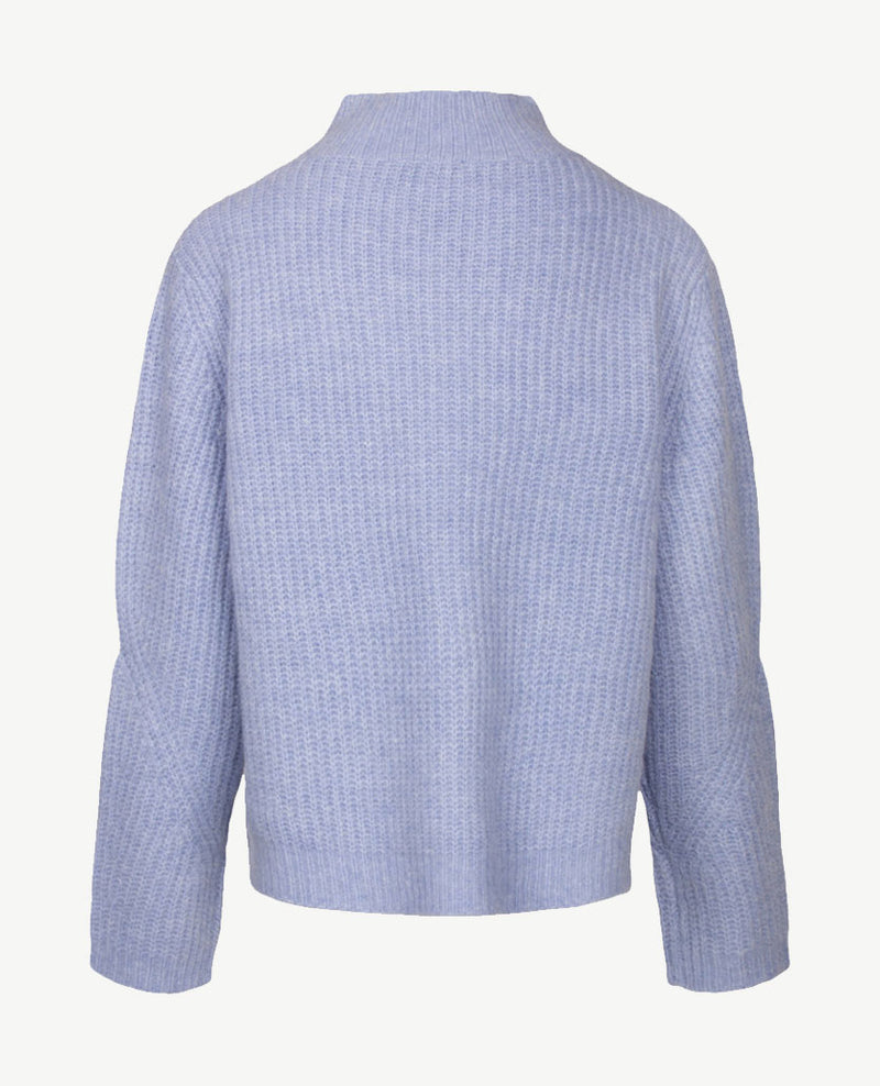 Le Comte - Pullover - Coll - Blue
