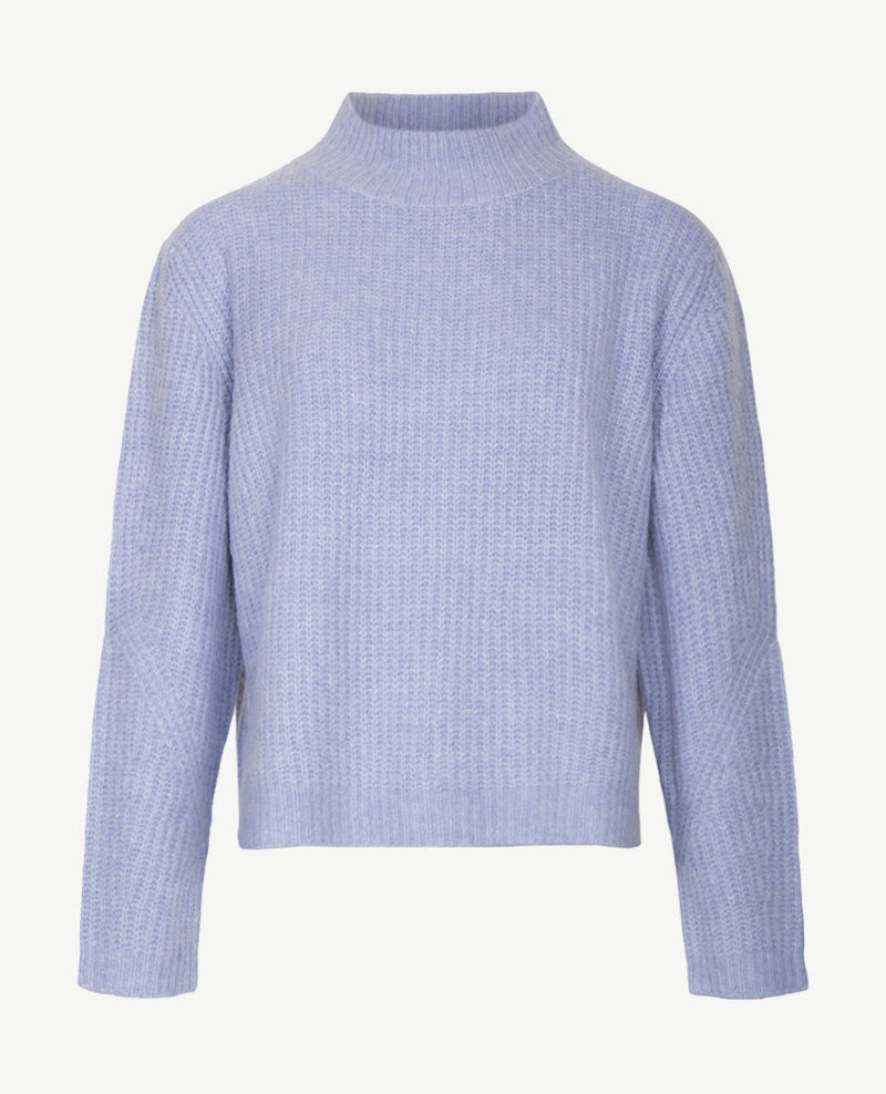 Le Comte - Pullover - Coll - Blue