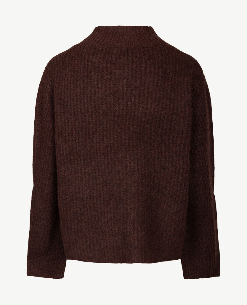 Le Comte - Pullover - Coll - Choco