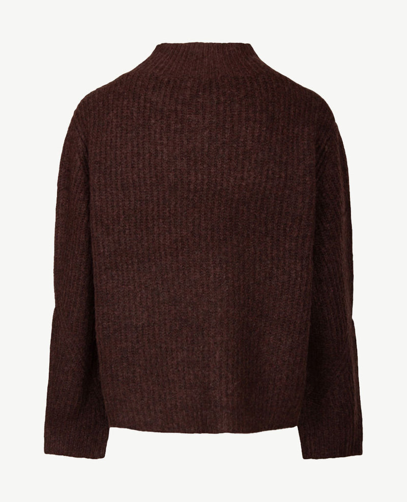 Le Comte - Pullover - Coll - Choco