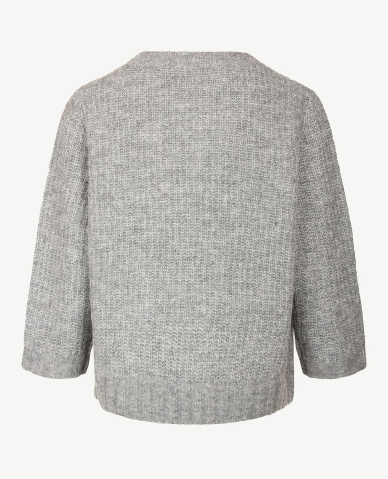 Le Comte - Pullover - Ronde hals - grijs