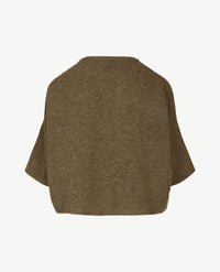 Le Comte - Pullover - Ronde hals - Mosgroen mêlée