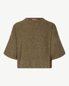 Le Comte - Pullover - Ronde hals - Mosgroen mêlée