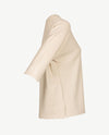 Le Comte - Lichte pullover - Ronde hals - Glansgaren beige met goud