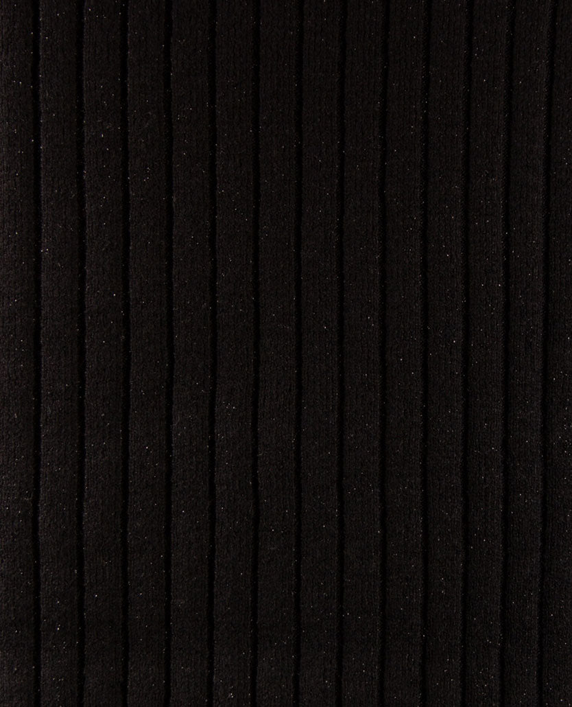 Le Comte - Pullover - Ronde hals - Zwart met glans