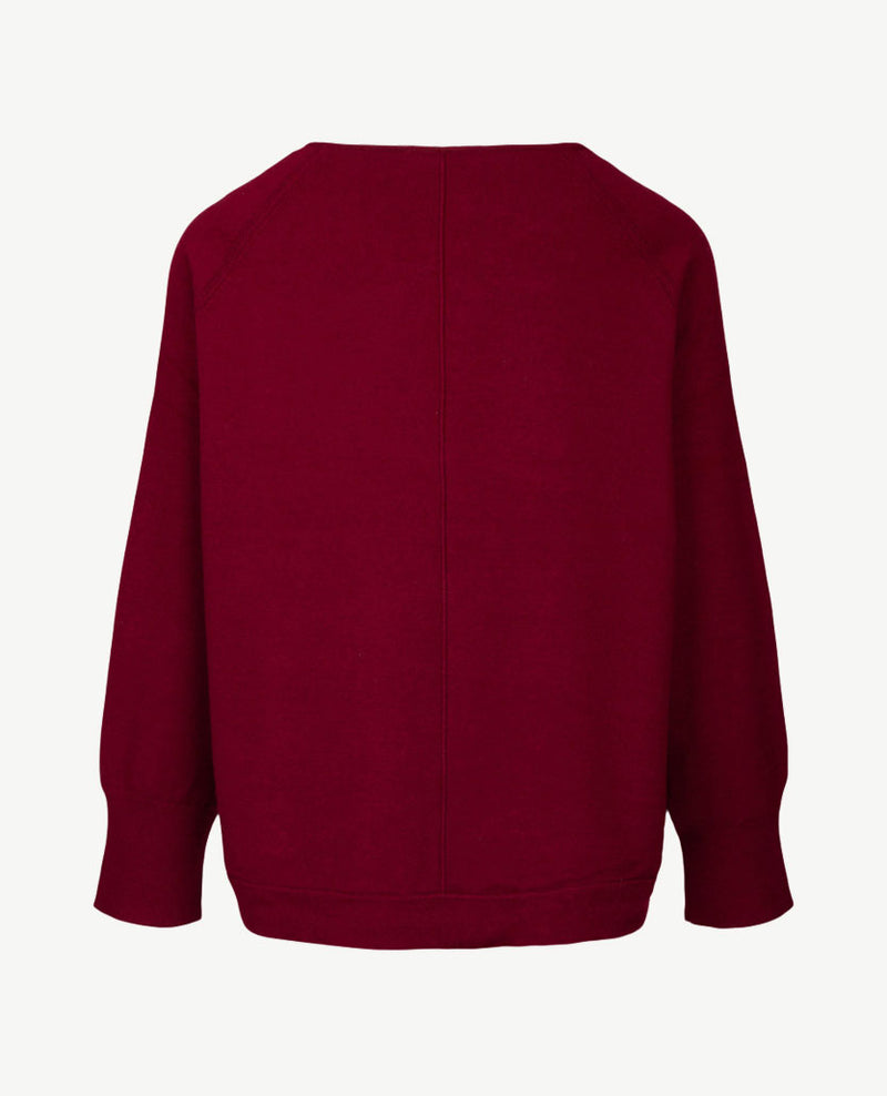 Le Comte - Pullover - Ronde hals - Merlot