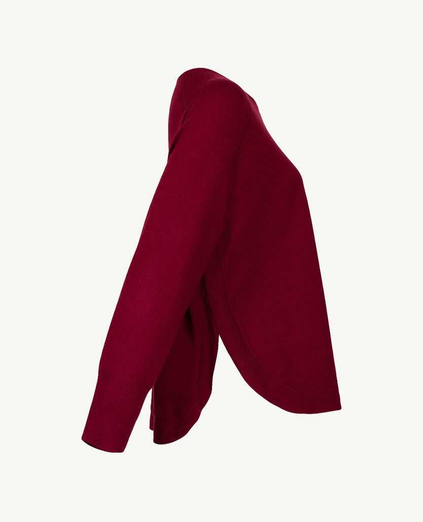 Le Comte - Pullover - Ronde hals - Merlot