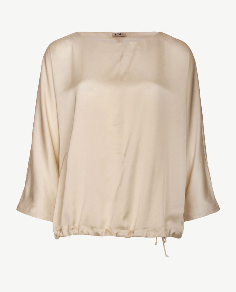 Le Comte - Blouse met koordje - Licht beige