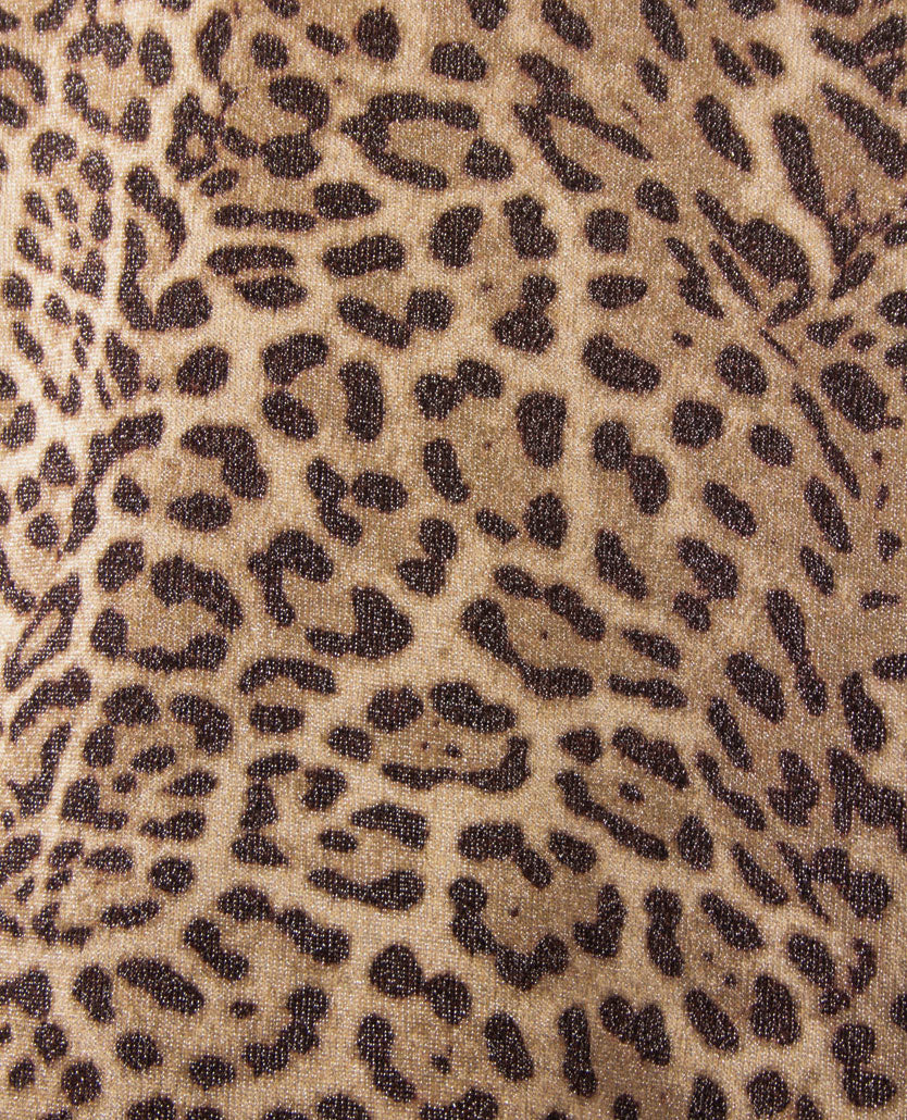 Le Comte - Lichte pullover blouson - Ronde hals - Tijgerprint