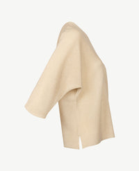 Le Comte - Lichte pullover - v-hals - Glans goud