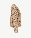 Le Comte - Kort gebreid vest - 'Chanel' - Panterprint