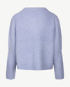 Le Comte - Kort gebreid vest - Blue