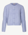 Le Comte - Kort gebreid vest - Blue