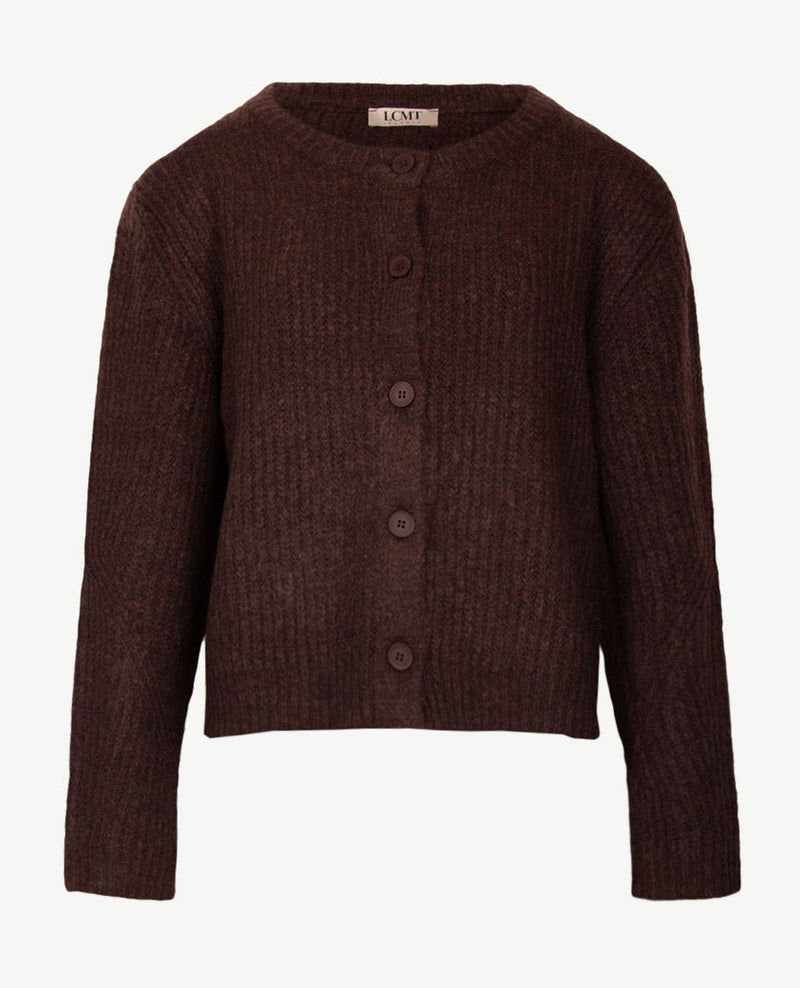 Le Comte - Kort gebreid vest - Choco