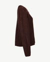 Le Comte - Kort gebreid vest - Choco