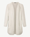 Le Comte - Lang vest l/m - Gebreid - Greige