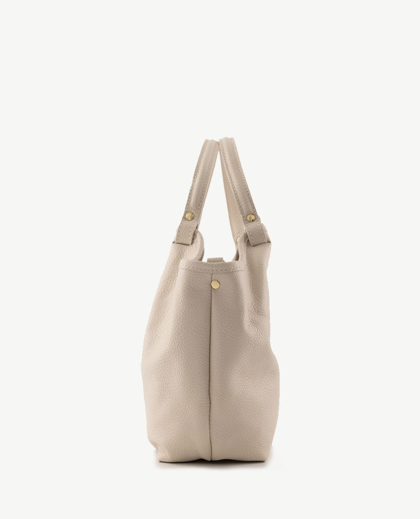 Tas - Lou -Medium - Leer - Beige