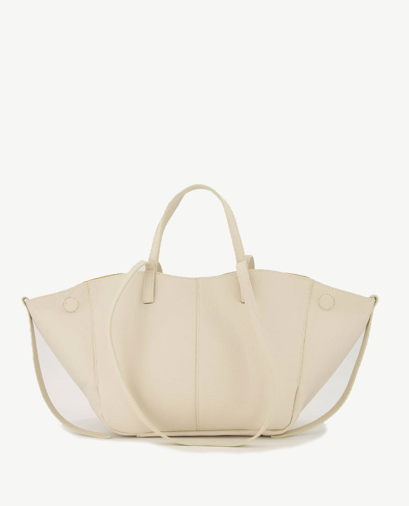 Tas - Milou - Leer - Licht beige