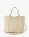 Tas - Milou - Leer - Licht beige