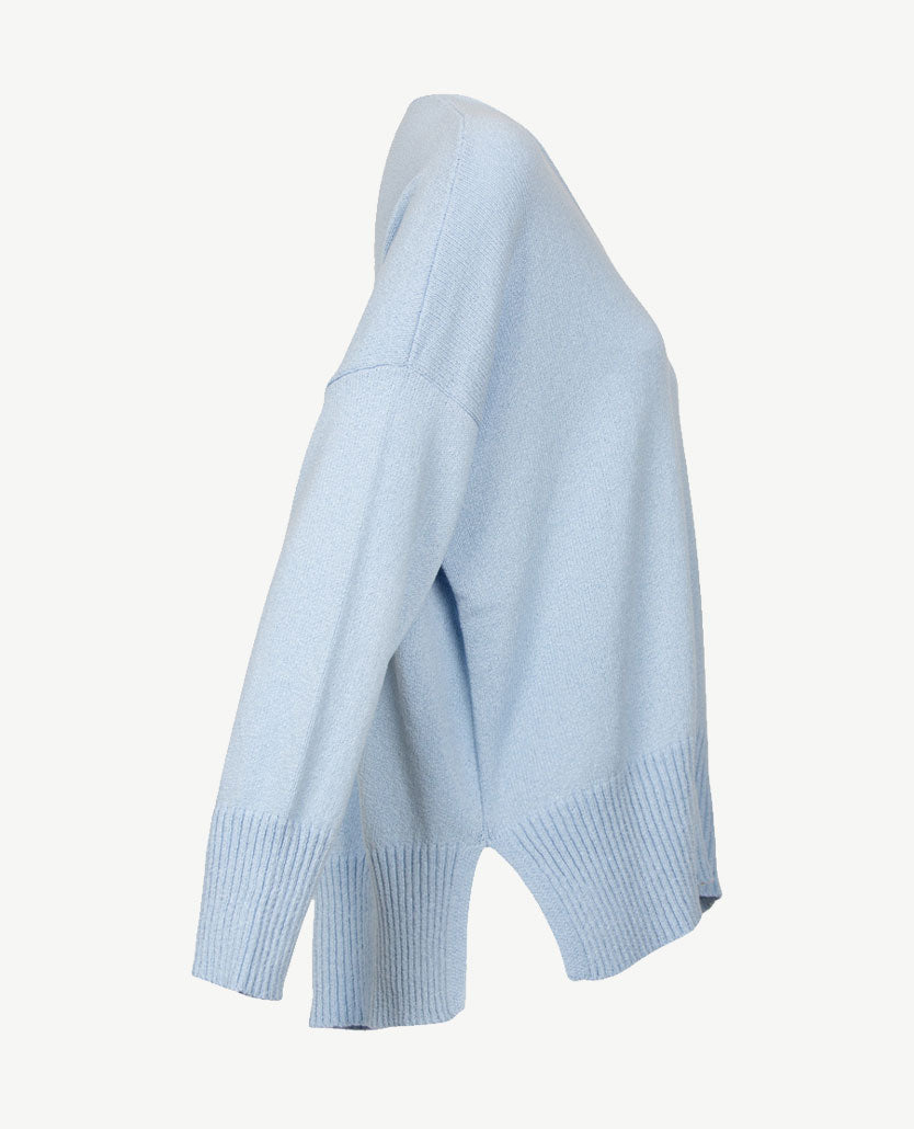 Gollé Haug - Pullover V-hals - Gebreid - Blue