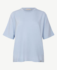 Gollé Haug - Lichte pullover ronde hals - rolboordje - Blue