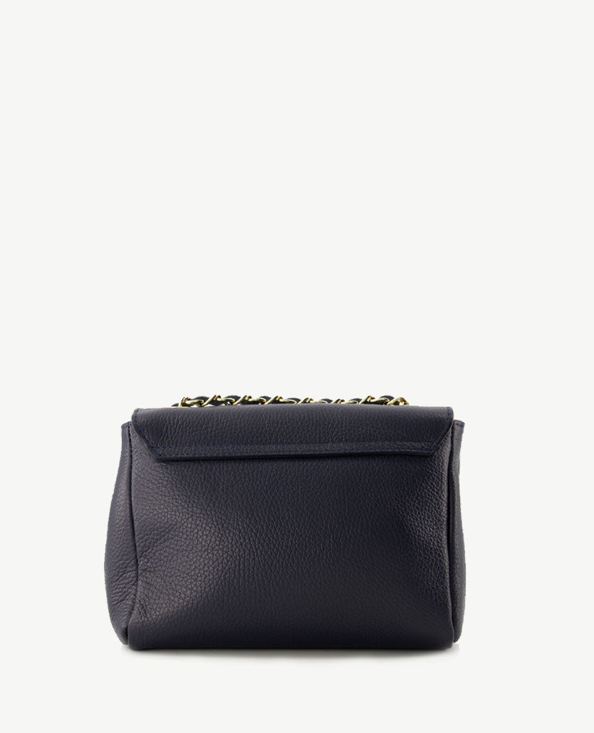 Tas - Nina - Leer - Navy