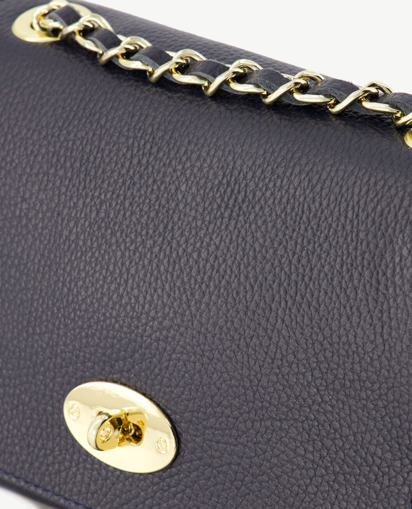 Tas - Nina - Leer - Navy
