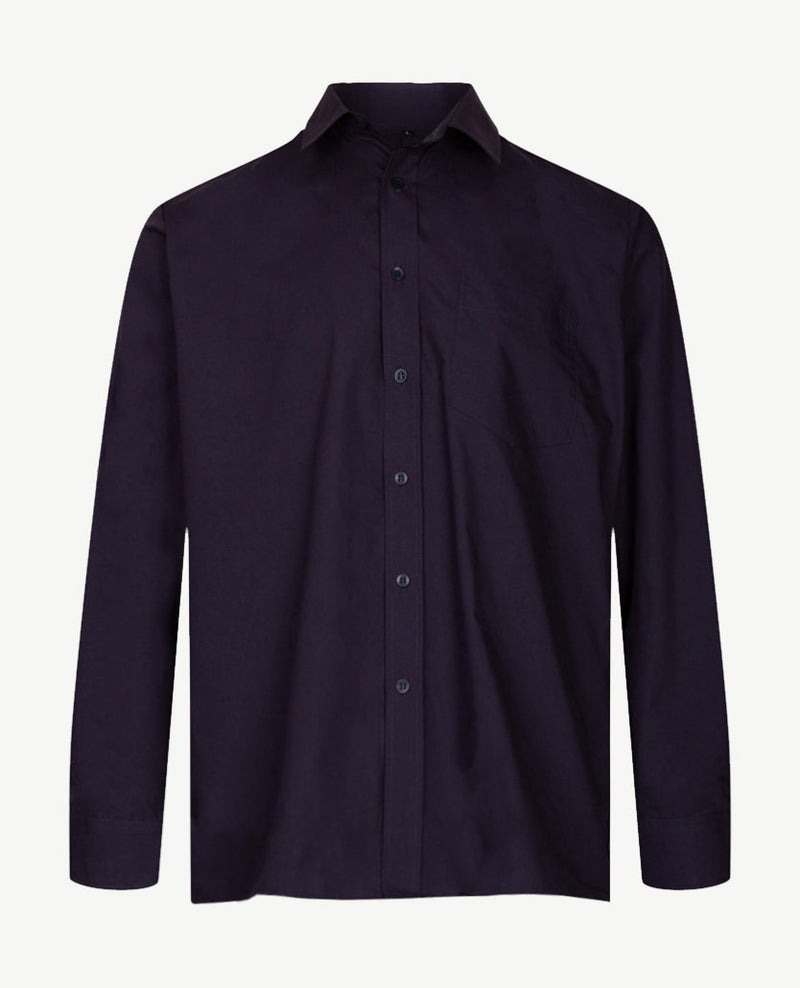 No Buttons®  by D.Y.P - Overhemd met klittenbandsluiting - Patrick - Night blue