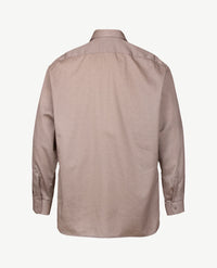 No Buttons®  by D.Y.P - Overhemd met klittenbandsluiting - Patrick - Dessin beige