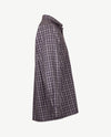 No Buttons®  by D.Y.P - Overhemd met klittenbandsluiting - Patrick - Ruit, marine met grijs en wit
