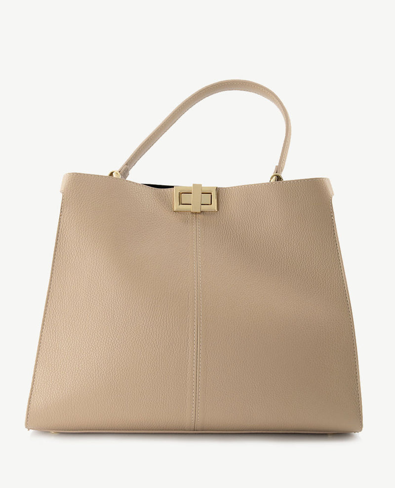 Tas - Noelle - Leer - Taupe