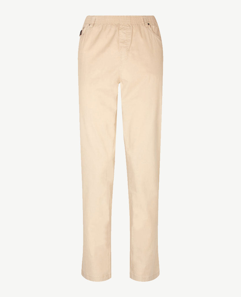 D.Y.P. - Oliver - Elastische band - Katoen - 5-pocket - Licht beige