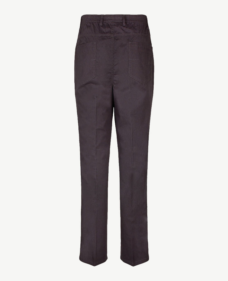 D.Y.P. - Oliver - Elastische band - Katoen - 5-pocket - Structuurtje blauw en navy