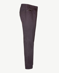 D.Y.P. - Oliver - Elastische band - Katoen - 5-pocket - Structuurtje blauw en navy