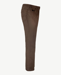 D.Y.P. - Oliver - Elastische band - Katoen - 5-pocket - Structuurtje taupe