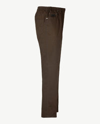 D.Y.P. - Oliver - Elastische band - Katoen - 5-pocket - Choco bruin