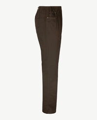 D.Y.P. - Oliver - Elastische band - Katoen - 5-pocket - Donker Khaki