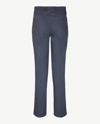 D.Y.P. - Oliver - Elastische band - Katoen - 5-pocket - Structuurtje rafblauw