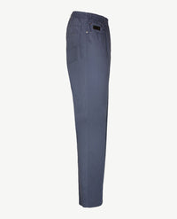 D.Y.P. - Oliver - Elastische band - Katoen - 5-pocket - Structuurtje rafblauw