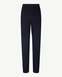 D.Y.P. Oliver 5-pocket instapbroek heren met elastische band, katoen, marine, voorkant