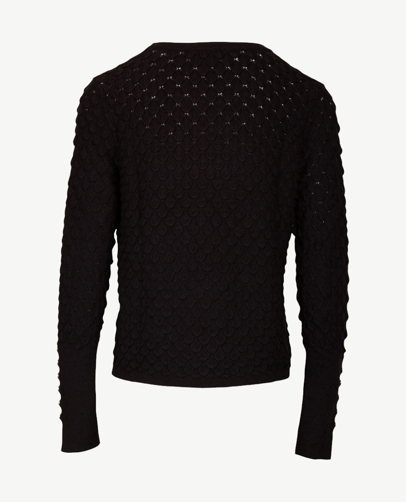 Passioni - Pullover - Ronde hals - Zwart