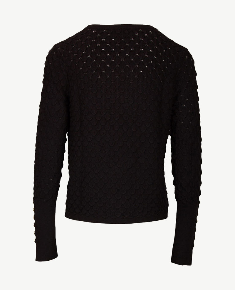 Passioni - Pullover - Ronde hals - Zwart