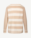 Passioni - Pullover - Ronde v-hals - Beige en off-white